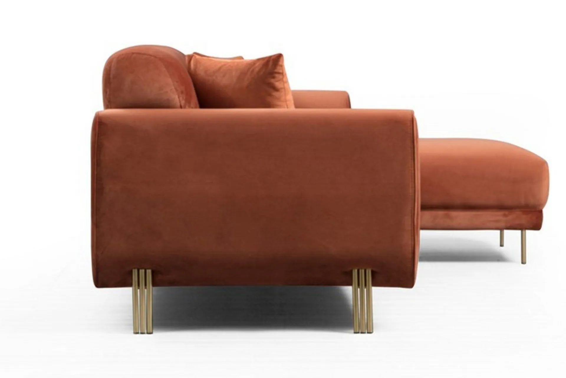 Velour Sofa & Fløyel Sofa-Gajanejos Divansovesofa Brun