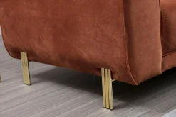 Velour Sofa & Fløyel Sofa-Gajanejos Divansovesofa Brun