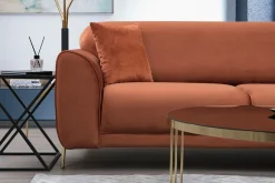 Velour Sofa & Fløyel Sofa-Gajanejos Divansovesofa Brun