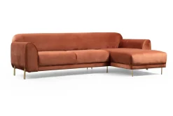 Velour Sofa & Fløyel Sofa-Gajanejos Divansovesofa Brun