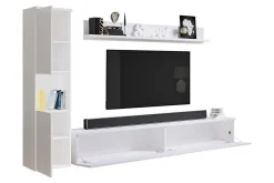 Galbally Möbelset För Vardagsrum White