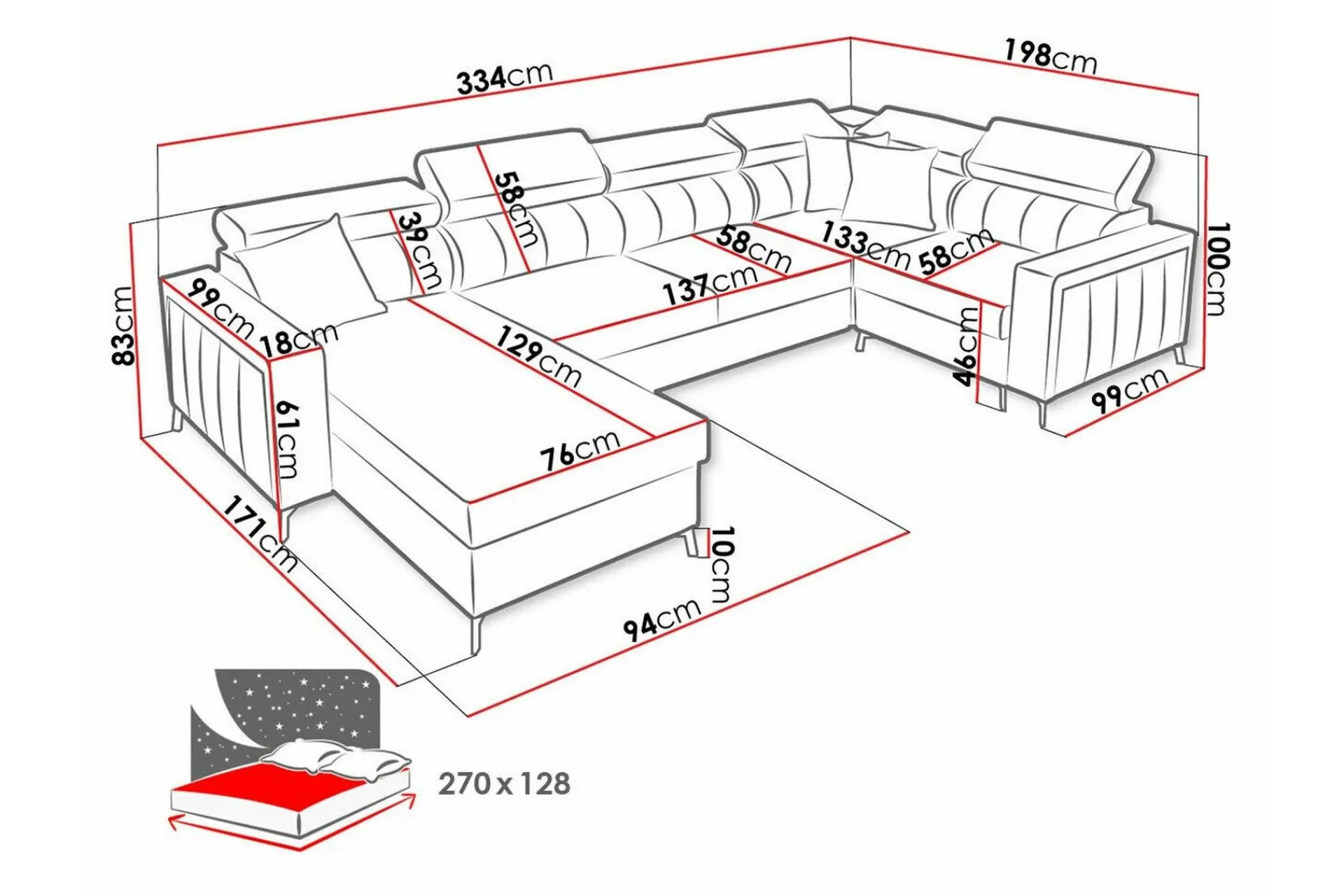 Velour Sofa & Fløyel Sofa|Sovesofaer-Galbally 4-sits Hörnbäddsoffa Dark blue Mørkeblå