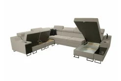 Hjørnesofa-Galbally 5-sits Hörnsoffa Dark blue Mørkeblå