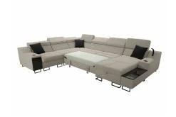 Galbally 5-sits Hörnsoffa Dark green