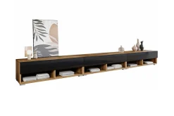Tv-Benk & Mediabenk-Galbally Tv-skåp 300 cm Brown Brun