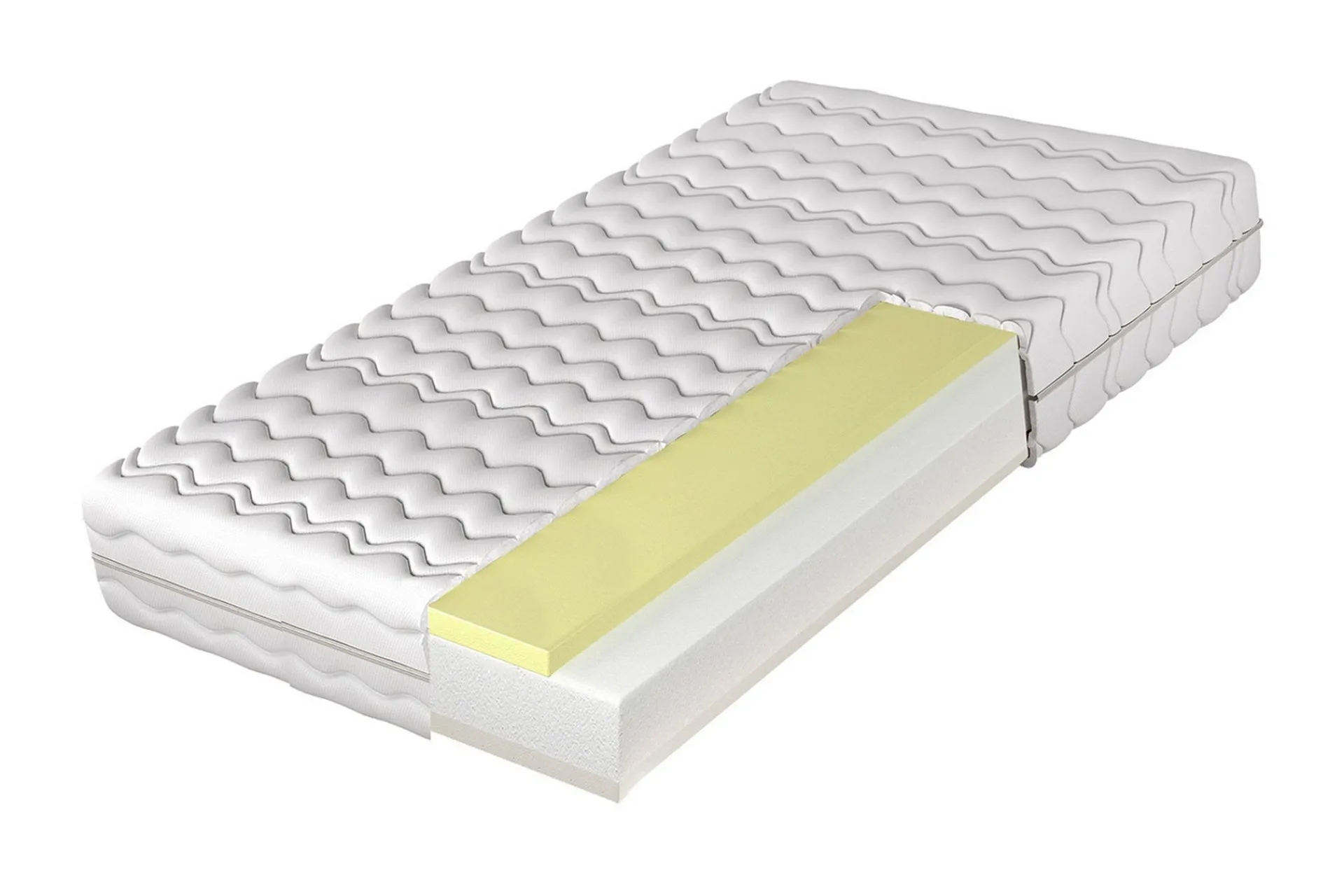 Stellebord|Oppbevaring Barnerom-Gamini Skummadrass 180x200 cm Hvit