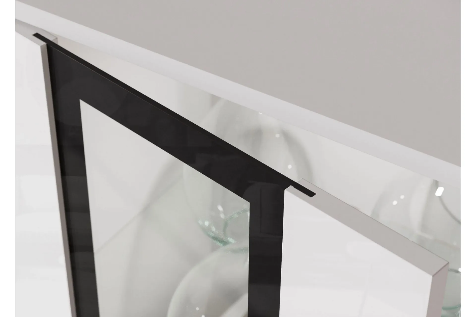 Sideboard & Skjenker-Gammelt Highboard Brun,Hvit