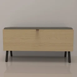 Entrebenk|Benk-Gangbenk HOME4YOU Aalborg 90x32x46 cm eik