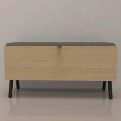 Entrebenk|Benk-Gangbenk HOME4YOU Aalborg 90x32x46 cm eik