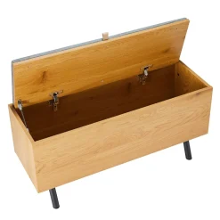 Entrebenk|Benk-Gangbenk HOME4YOU Aalborg 90x32x46 cm eik