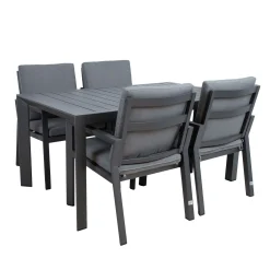 Spisegrupper Hage-Garden Furniture Set HOME4YOU mørkegrå