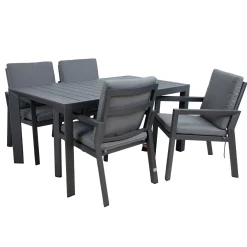 Spisegrupper Hage-Garden Furniture Set HOME4YOU mørkegrå