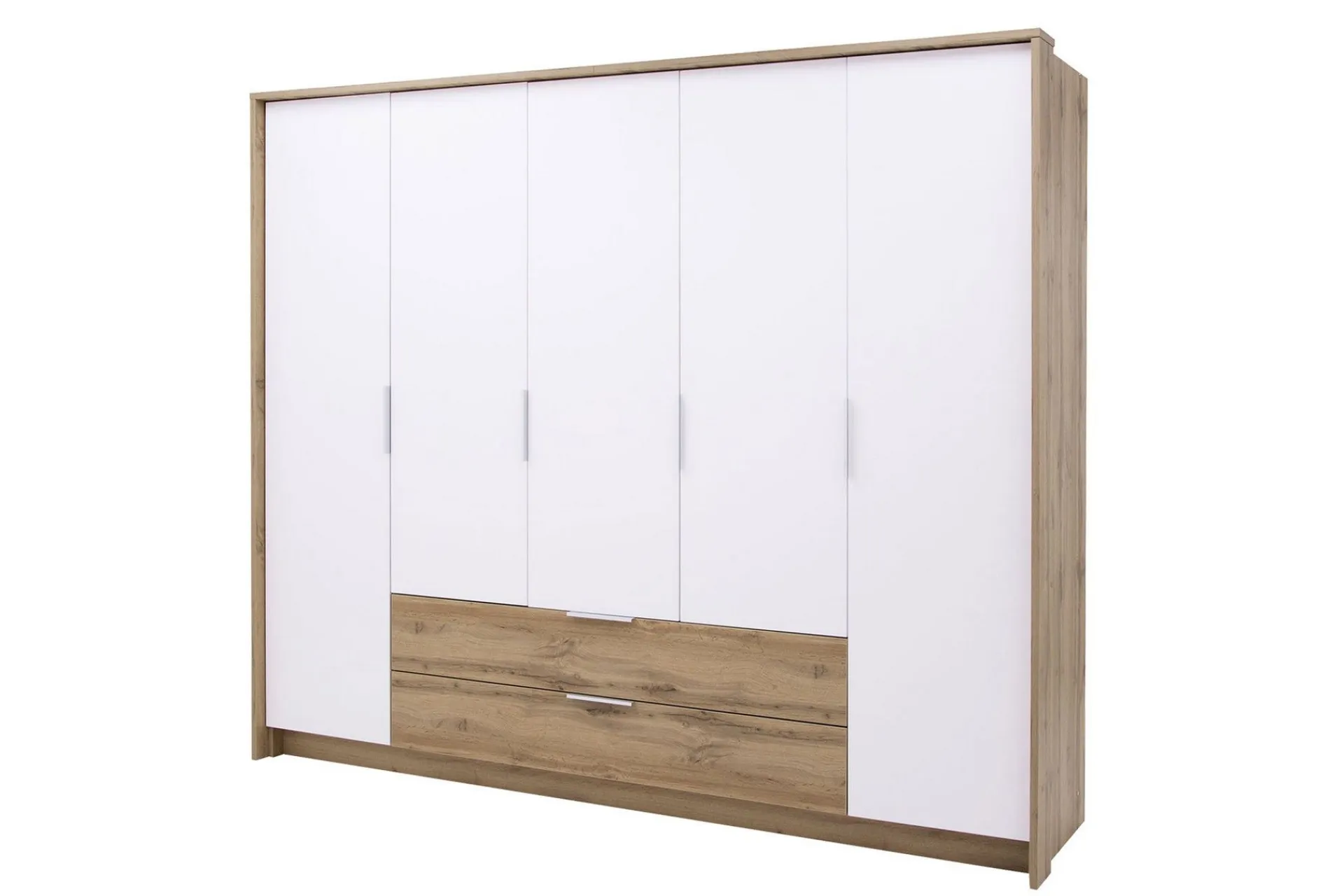 Garderober & Garderobesystem-Garderobe Hvit,Eik