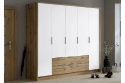 Garderober & Garderobesystem-Garderobe Hvit,Eik