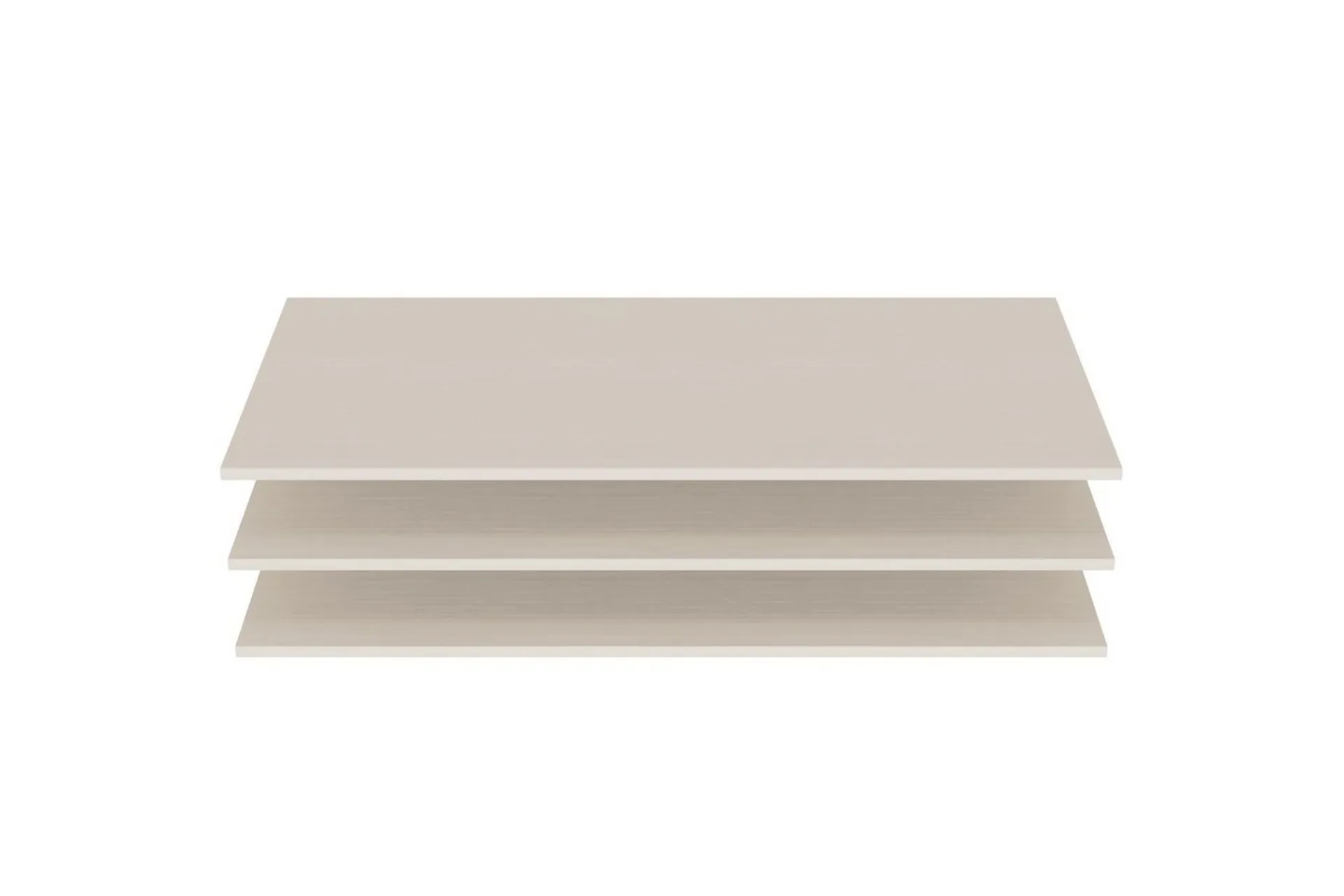 WOOOD Hattehylle|Hjørnehylle-Garderobehyllesett Olivia Beige