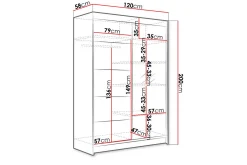 Garderobe + LED