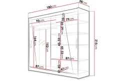 Scandinavian Choice Garderobe Prag LED-belysning