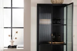 Venture Home Oppbevaringsskap|Skap-Garis Skapkommode 70x40x160 cm Svart