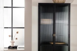 Venture Home Oppbevaringsskap|Skap-Garis Skapkommode 70x40x160 cm Svart