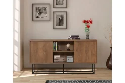 Gangbord|Avlastningsbord-Gawlow Console Sidebord 140 cm Svart