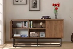 Gangbord|Avlastningsbord-Gawlow Console Sidebord 140 cm Svart