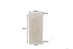 Kompost|Tilbehør Utendørs-Gaza Krukke 35 cm Beige
