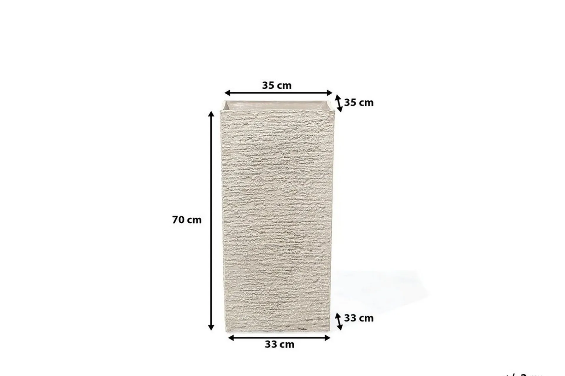 Kompost|Tilbehør Utendørs-Gaza Krukke 35 cm Beige