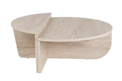 Sofabord-Georgette Sofabord 90 cm Travertin