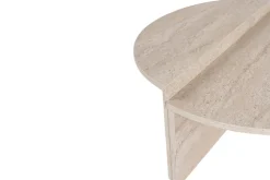 Sofabord-Georgette Sofabord 90 cm Travertin