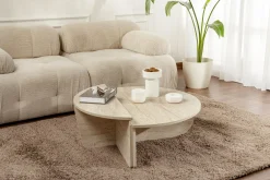 Sofabord-Georgette Sofabord 90 cm Travertin