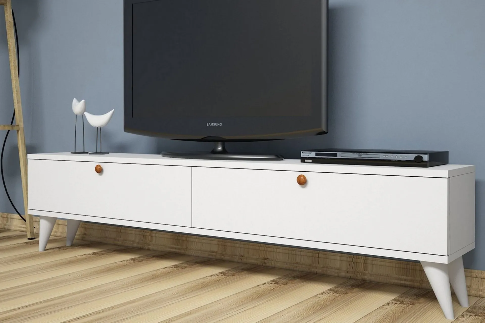 Tv-Benk & Mediabenk-Gersby TV-Benk 160 cm Hvit