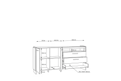 Gevgelija Sideboard 41x187 cm
