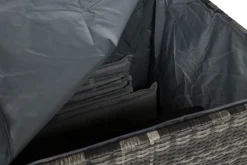 Comfort Garden Gigant vanntett puteboks XL for utendørs bruk – Oppbevaringsboks i kunstrotting (B150xD90xH101 cm)