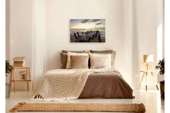Male Selv-Gjør-det-selv Maleri Beach Sunrise 60x40 cm