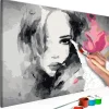 Gjør-det-selv-maleri Black & White Portrait 60x40 cm