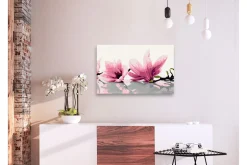 Male Selv-Gjør-det-selv-maleri Magnolia Hvit 60x40 cm