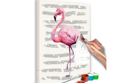 Gjør-det-selv-maleri Vakker Flamingo 40x60 cm