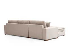 Hjørnesofa-Gladfield Divansofa 3-seters Beige