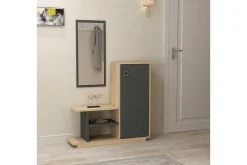 Sideboard & Skjenker-Glatton Sideboard 80 cm Natur,Antracit