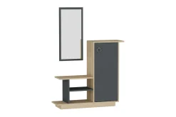Sideboard & Skjenker-Glatton Sideboard 80 cm Natur,Antracit