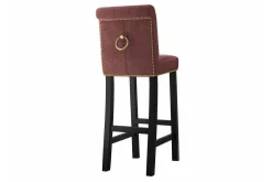 Barmøbler|Barstoler-Glenarm Barstol Rosa/Svart