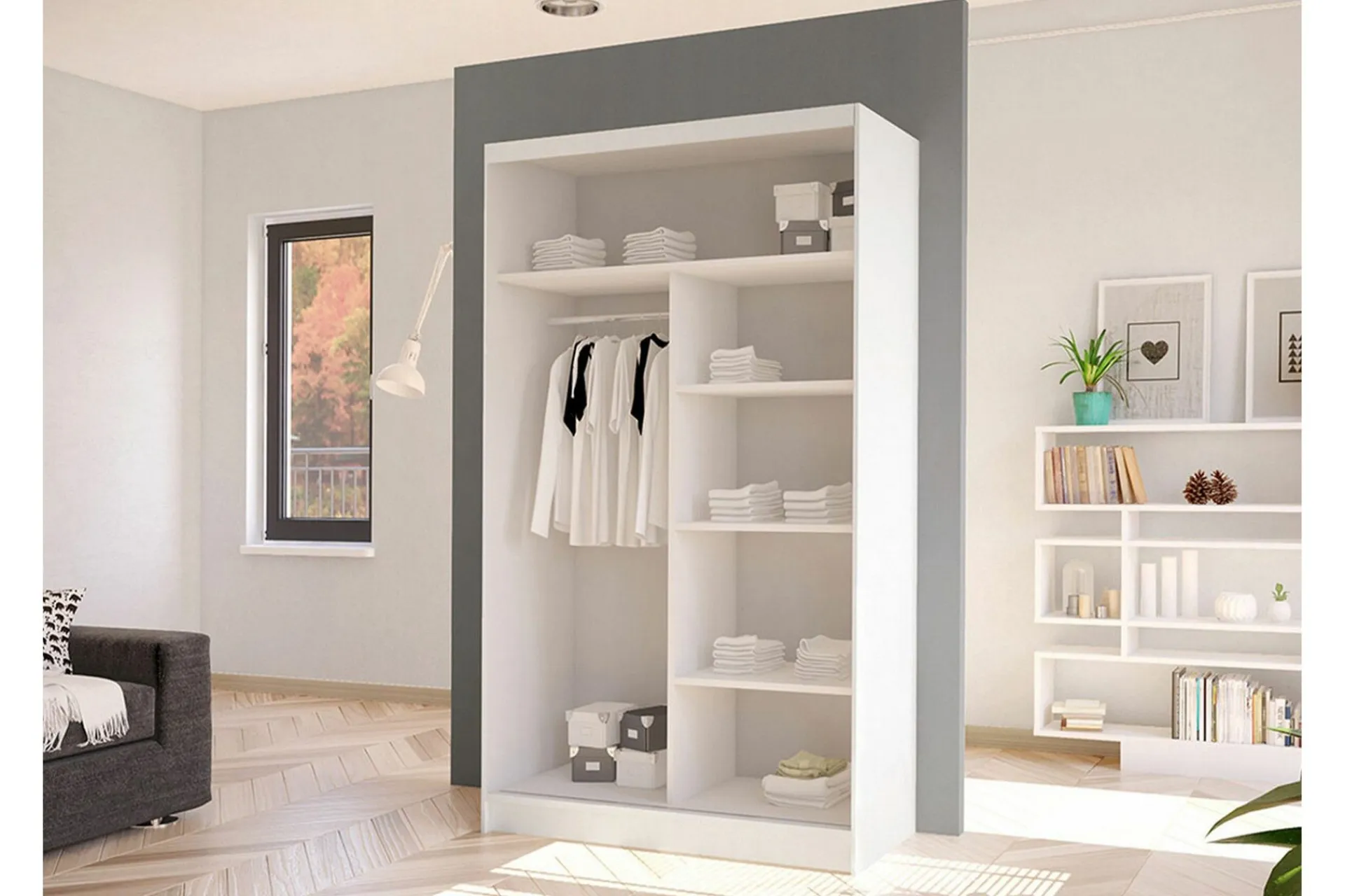 Glenmore Garderob Black