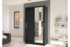 Garderober & Garderobesystem-Glenmore Garderob m. Spegel Black Svart