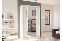 Garderober & Garderobesystem-Glenmore Garderob m. Spegel White Hvit