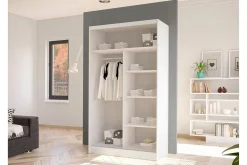 Garderober & Garderobesystem-Glenmore Garderob m. Spegel White Hvit
