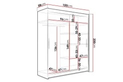 Garderober & Garderobesystem-Glenmore Garderob White Hvit