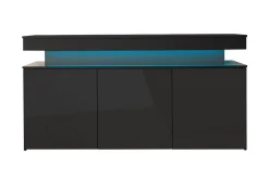 Concept 55 Hjørneskap|Skap-Glenndale Highboard Svart
