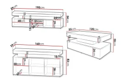 Concept 55 Glenndale Møbelsett For Stue