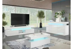 Concept 55 Sminkebord & Toalettbord|Sofabord-Glenndale Soffbord 55 cm White Hvit