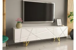 Concept 55 Tv-Benk & Mediabenk-Glenndale Tv-skåp 180 cm White Hvit